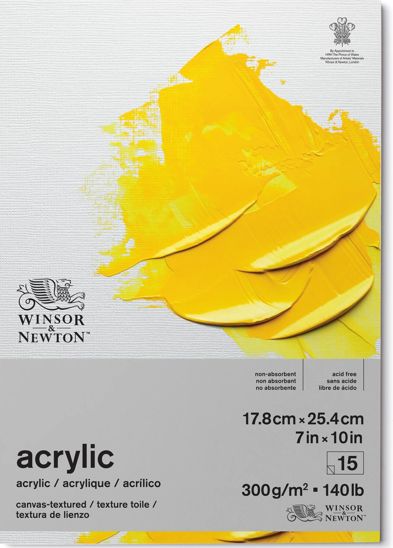 Winsor   Newton Akrylpapir 17x25 Ark