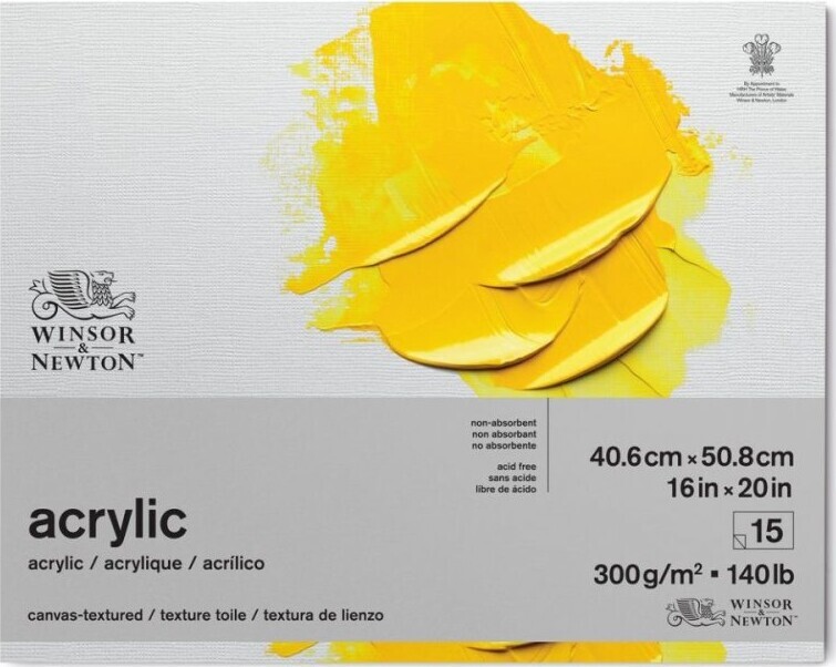 Winsor   Newton Akrylpapir 41x51 Ark