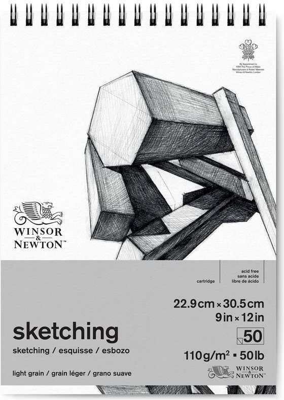 Winsor   Newton Skitseblok 110g 23x30 Sider