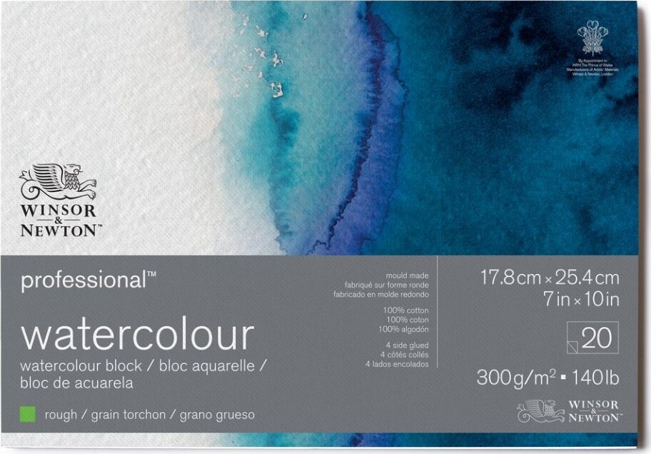 Winsor   Newton Watercolour Pad Akvarelpapir Sider