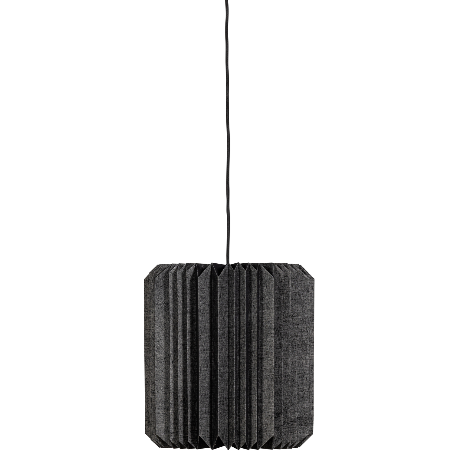 Woood Bones Pendel Lampe Papir Natural Sort 40x44x44