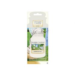 Yankee Candle Car Jar Paper Clean Cotton Lugtfjerner
