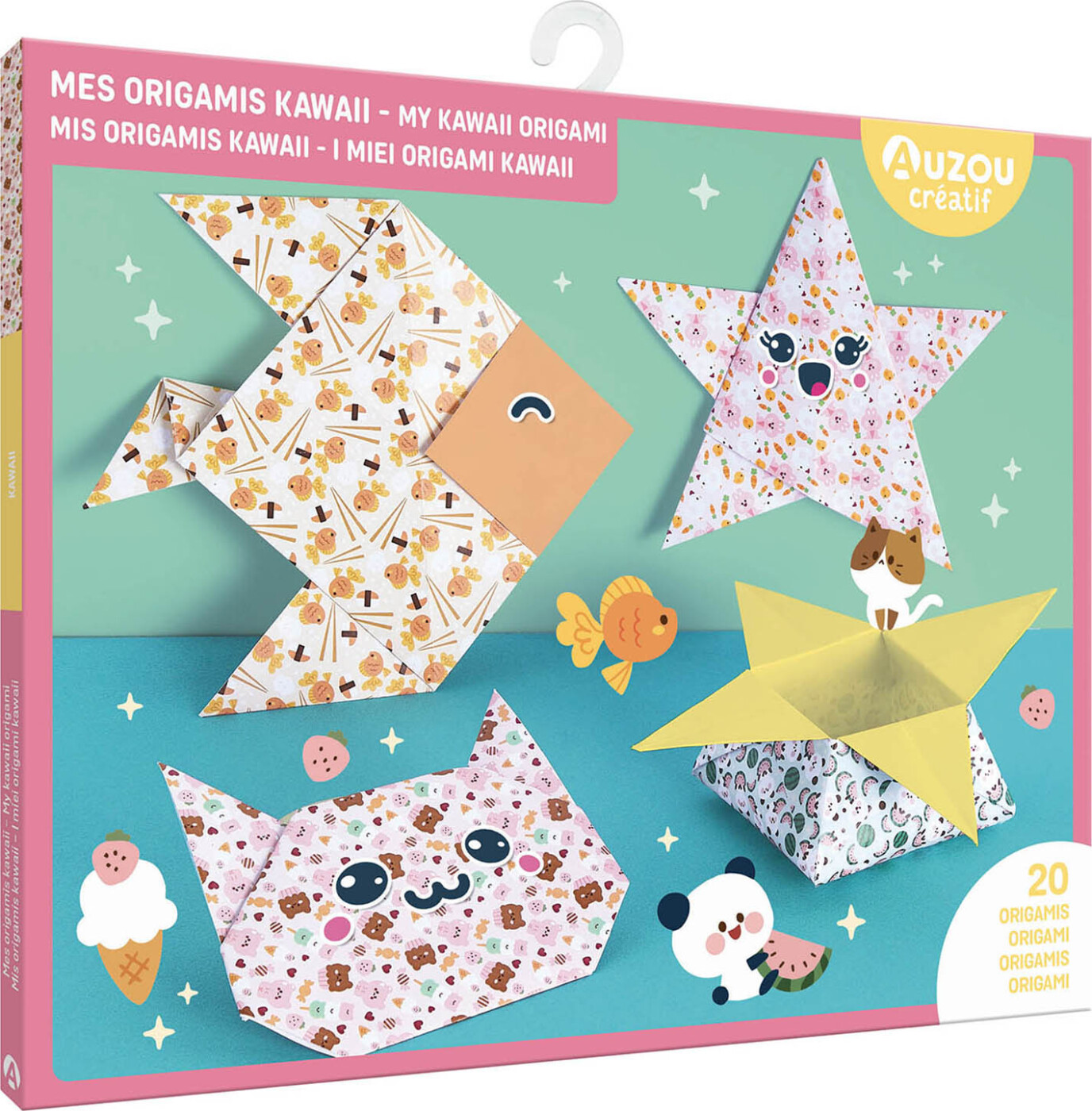 Auzou Aktivitetssæt Kawaii Origami