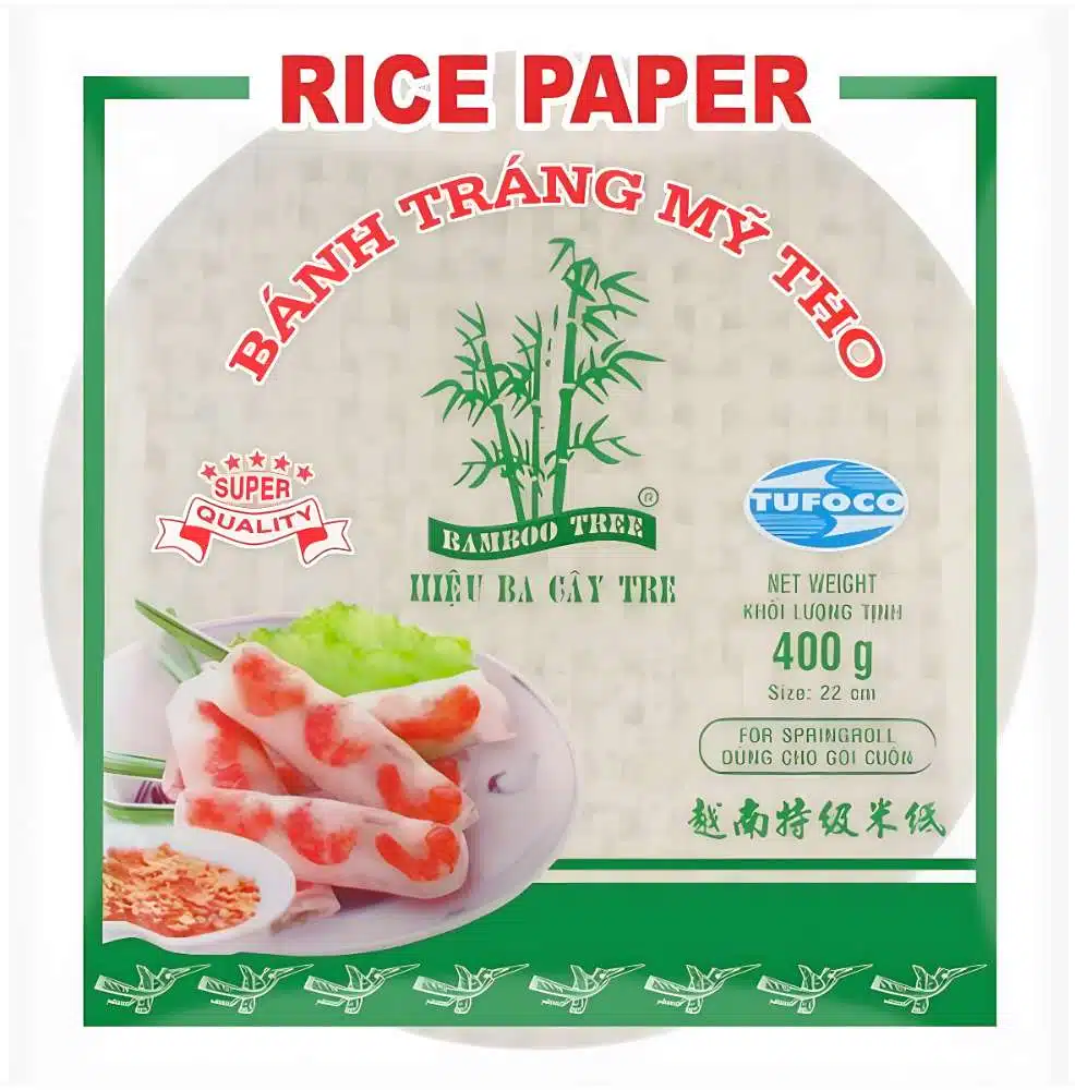 Bamboo Tree Rispapir Rund 400