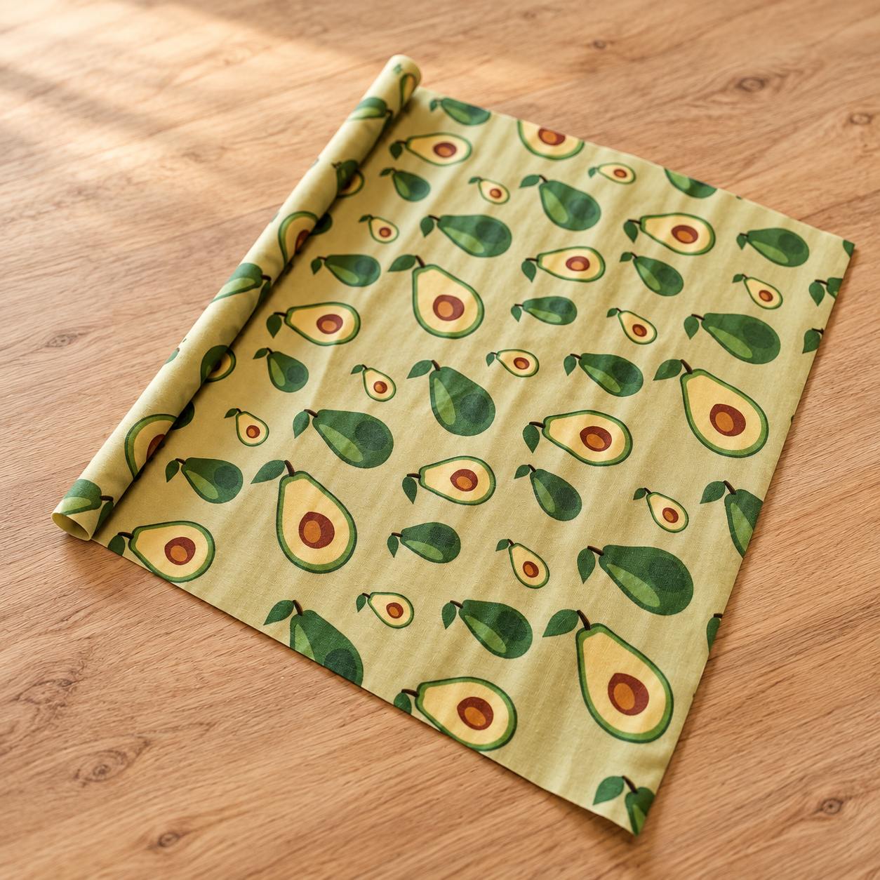Bivoks Papir Rulle 100x33cm Naturligt Alternativ Teatime