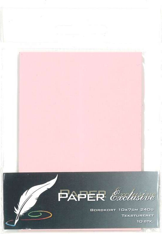 Bordkort Blanke Blossom Tekstureret 10x7 Stk Paper Exclusive