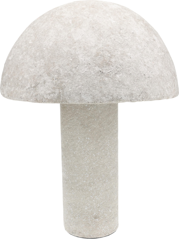 Bordlampe  Collection Nome Skulpturel Bord Skrivebordslampe Grå Struktureret Metal   Papir ø36 H47