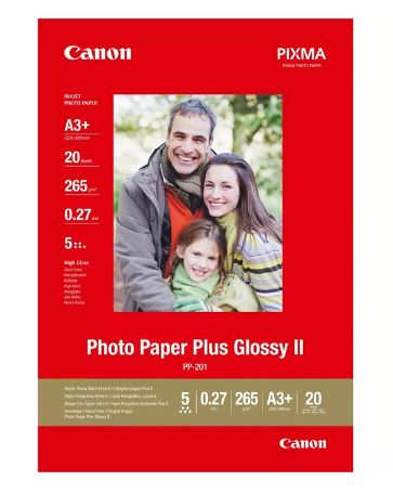 Canon Photo Paper Plus Glossy 201 265g 20stk