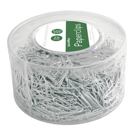 Clips Papir Clips 500 Sølv 745200