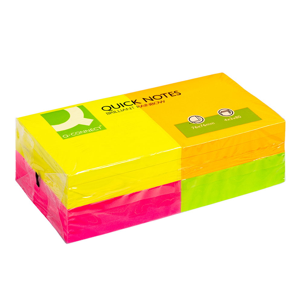 Connect Notes Rainbow Neon