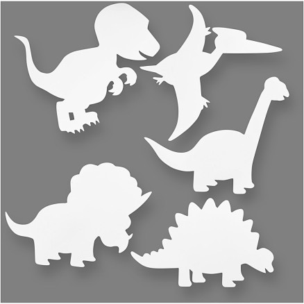 Dinosaurer : : 230 Hvid Stk