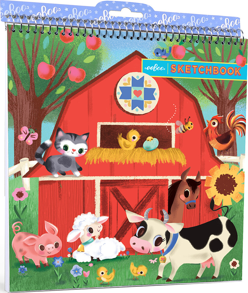 Eeboo Sketchbook Den Lille Bondegård Skitseblok