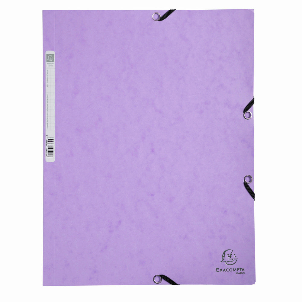 Elastikmappe Exacompta Pastel Lilla