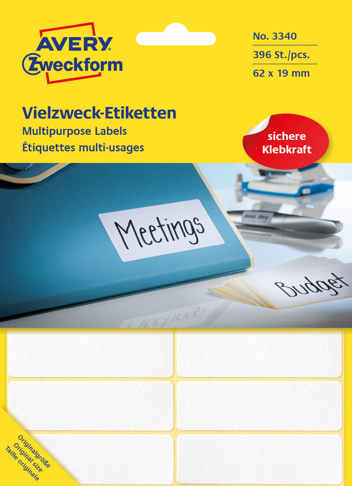 Etiketter Avery 392 Stk