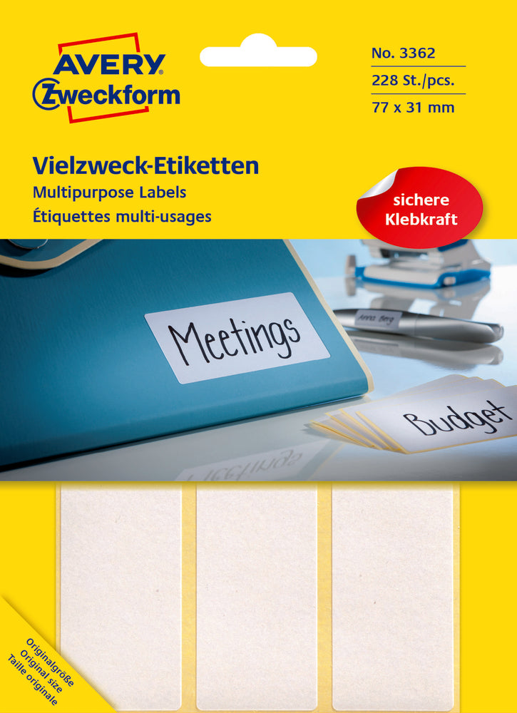 Etiketter Avery 224 Stk