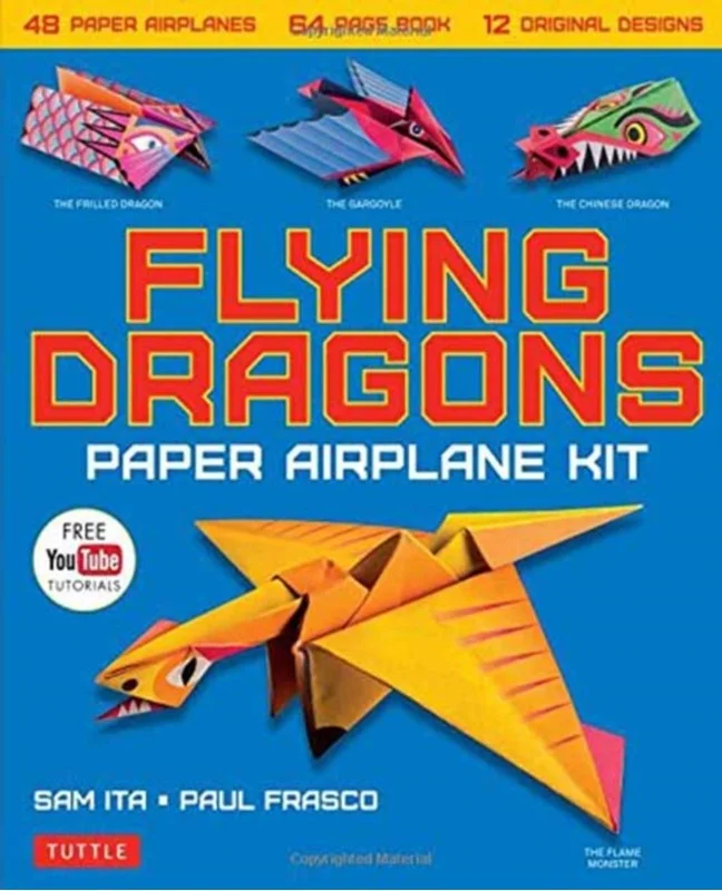 Flying Dragons Paper Airplane Kit 2017  Sam Ita Paul Frasco Ita Frasco