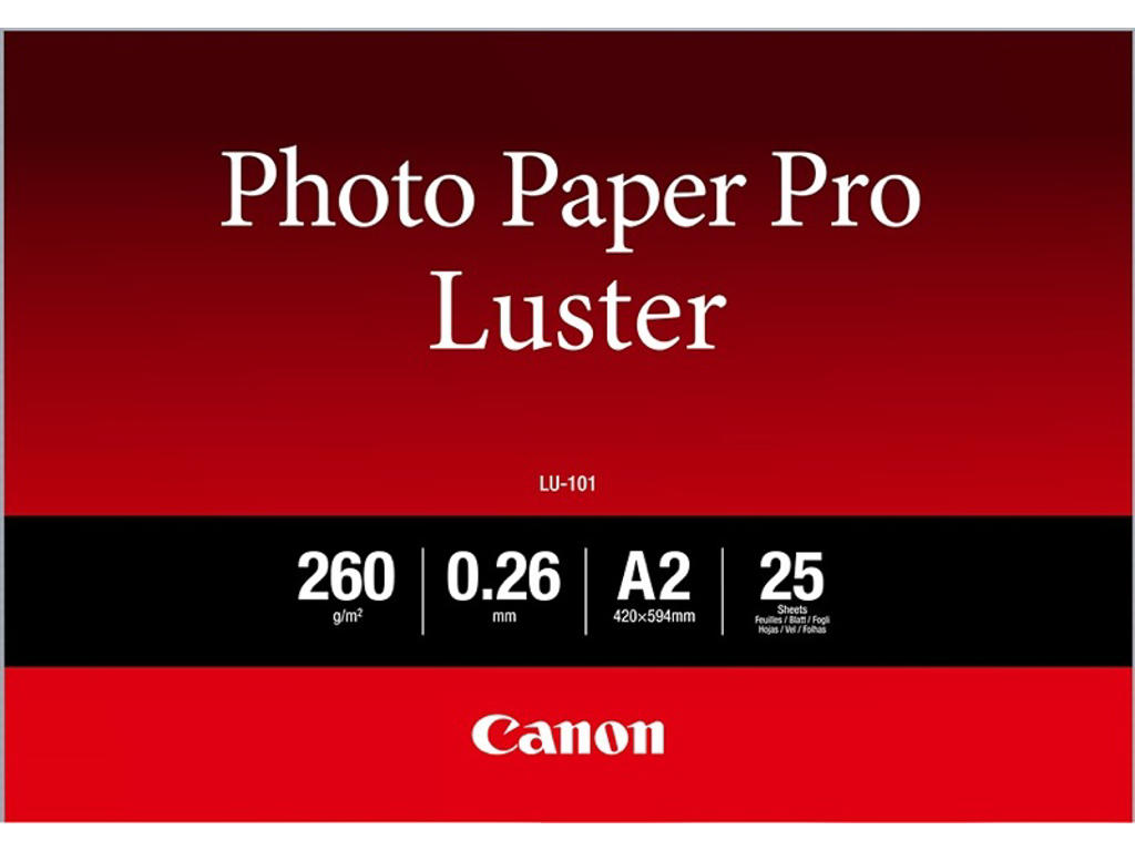 Fotopapir Canon 101 Luster 260g Inkjet Ark
