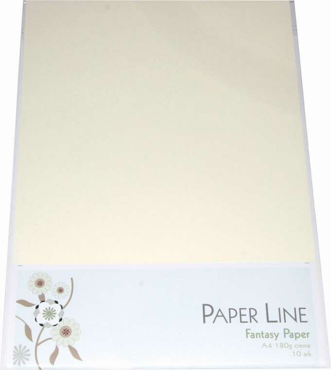 Karton Creme Ark 180 Fantasy Paper Paper Line
