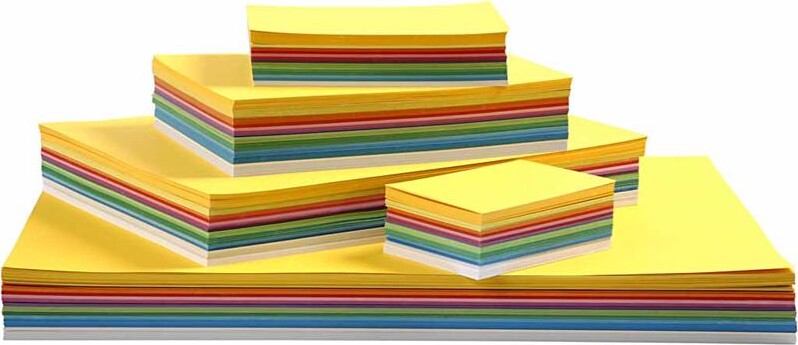 Karton Forskellige Farver 1800 Ark Colortime