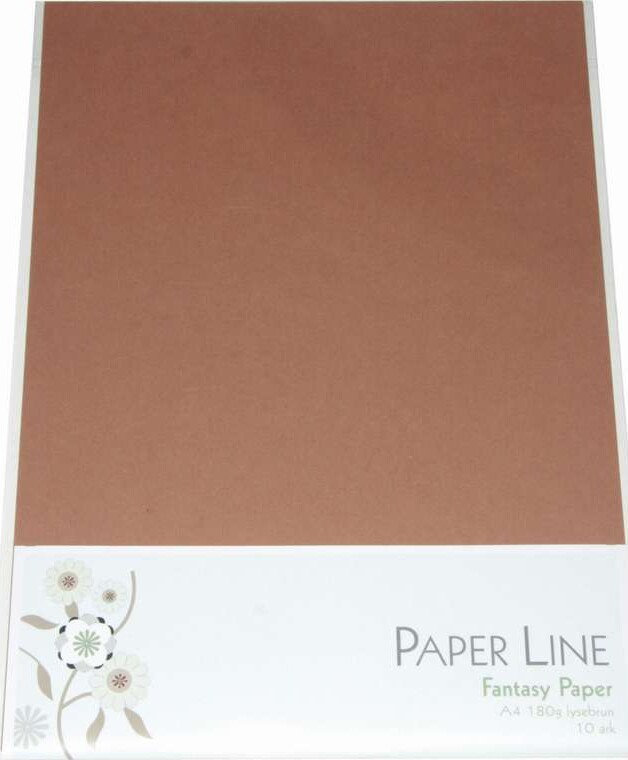 Karton Lysebrun Ark 180 Fantasy Paper Paper Line