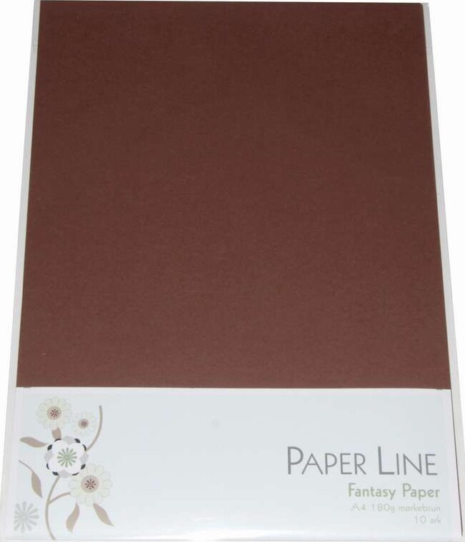 Karton Mørkebrun Ark 180 Fantasy Paper Paper Line