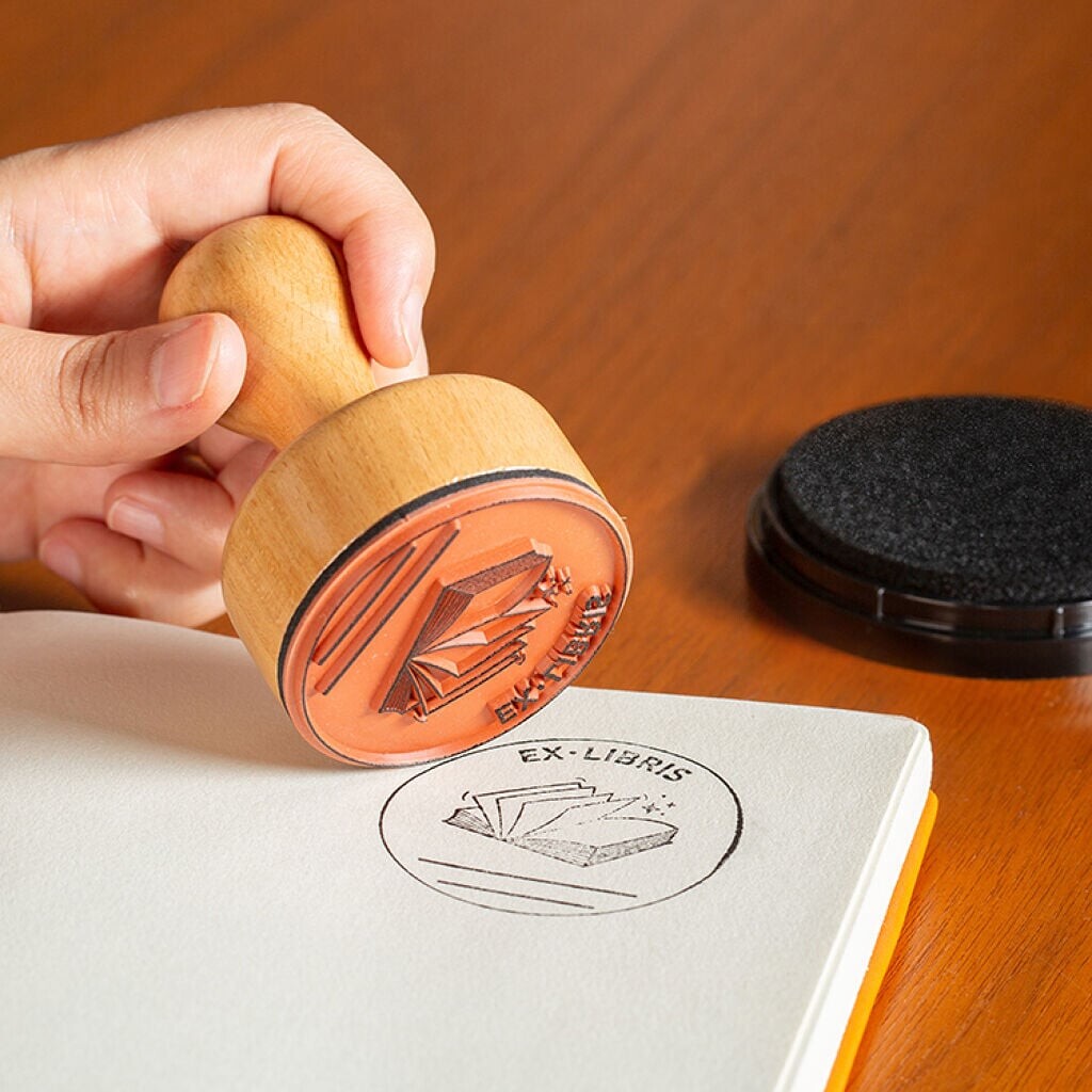 Kikkerland Libris Book Stamp Bogstempel