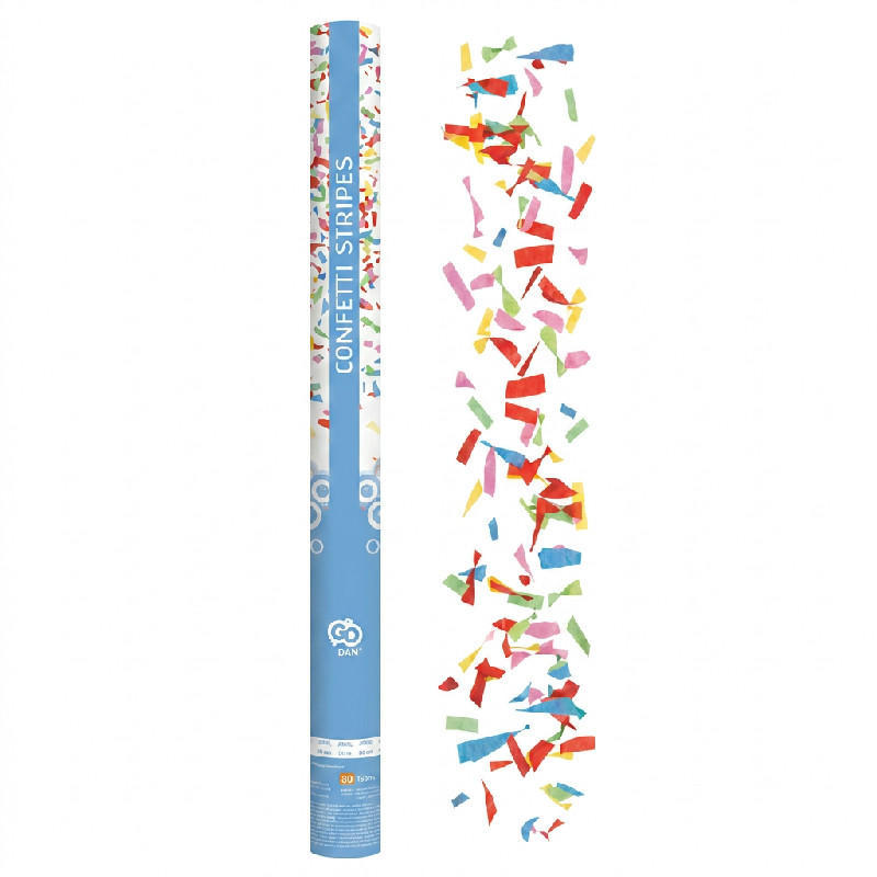 Konfettikanon Mix Papir Assorteret