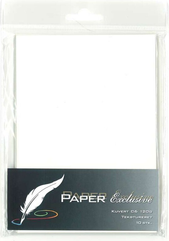 Kuvert 120g Creme Tekstureret 10stk 903 Paper Exclusive