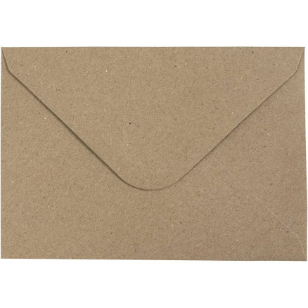 Kvistkuvert Natur 5x16cm 120g Stk