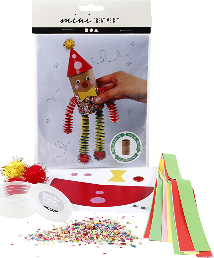 Mini Diy Kit Toiletrulle Klovn Creativ Company