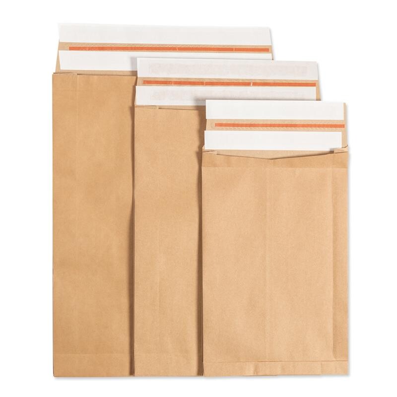 Papir Handelspose Genluk 380x480x80mm 135 Gram 100 Atk
