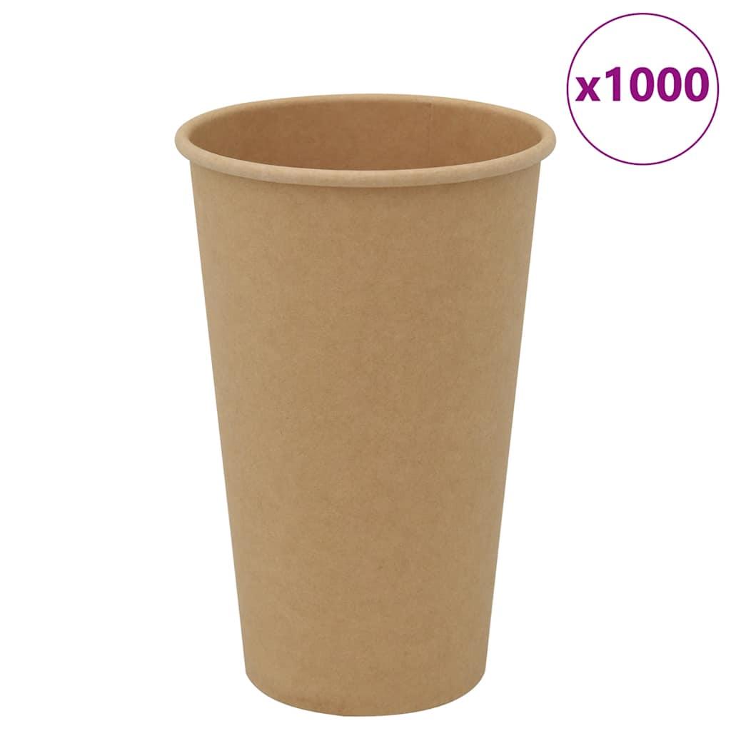 Papir Kaffekopper 400 Brun 1000 Stk