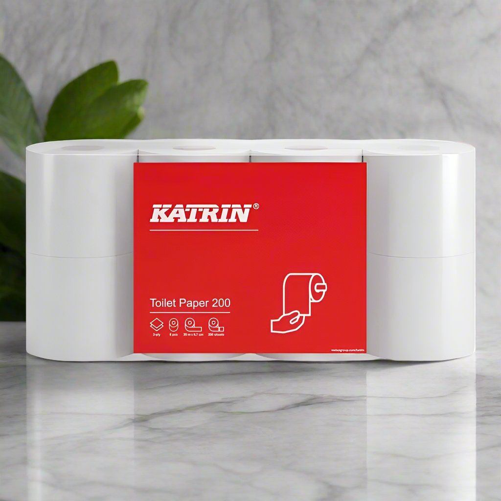 Papir Katrin 181402 Classic 200 Lag 200 Ark Toiletruller