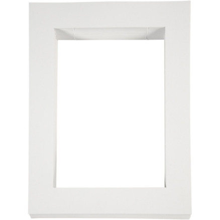 Passepartoutrammer Str 5x37 500 Hvid 100stk