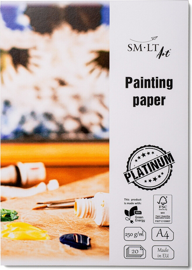 Platinum Painting Paper 250 Ark Smlt Art