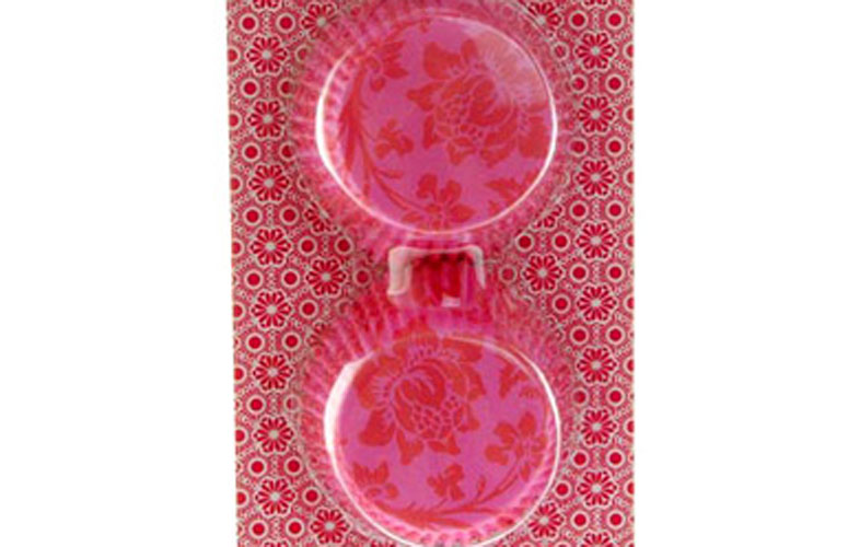 Rice Muffinforme Papir Pink Rød