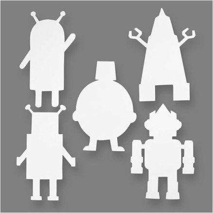 Robotter : : 230 Hvid Stk