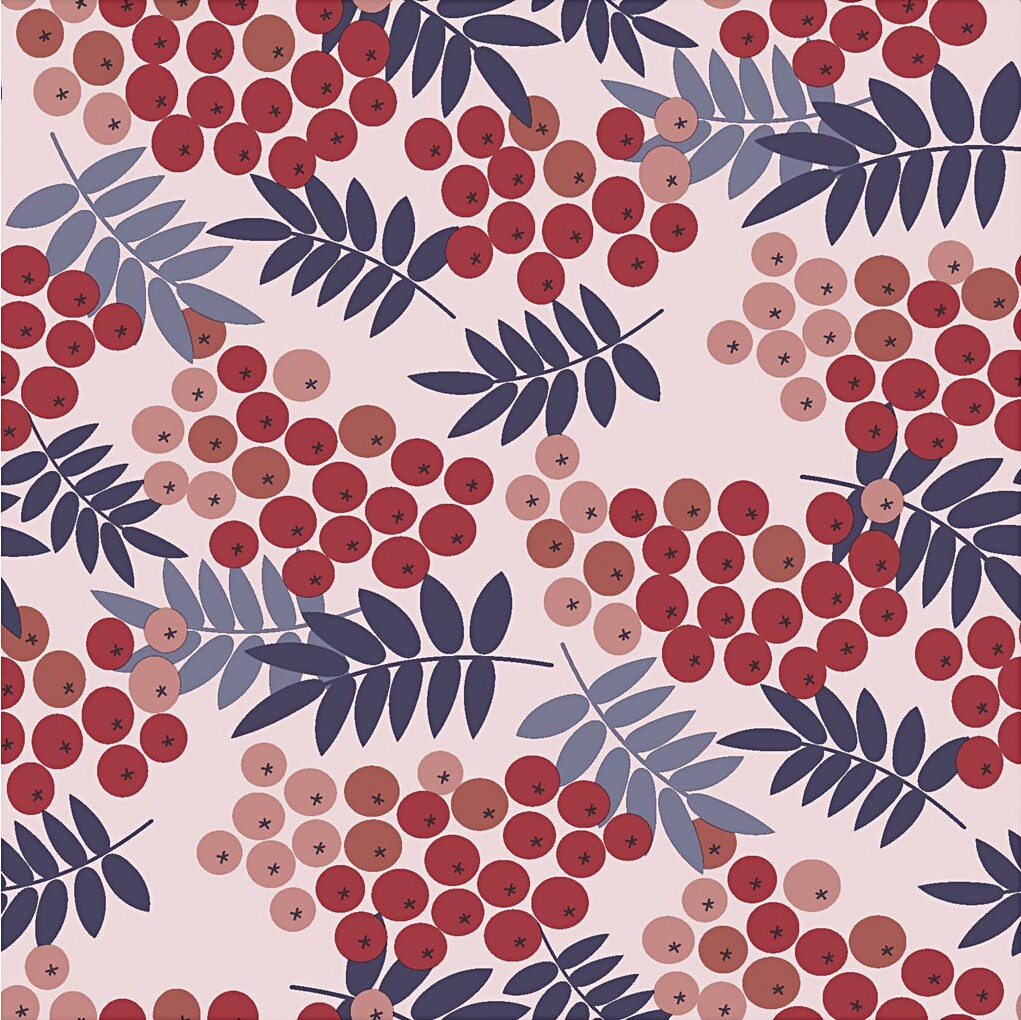 Servietter Rønnebær Str 33x33 1x20stk Paper Design