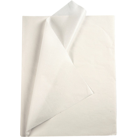 Silkepapir Ark 50x70 Hvid 10ark