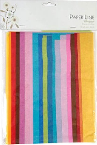 Silkepapir 50x60 Flere Farver Ark Paper Line