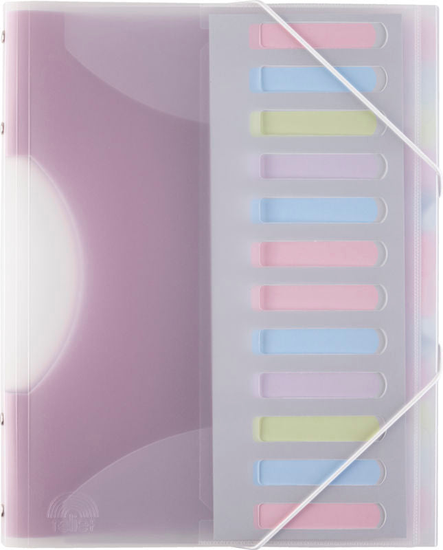 Sorteringsmappe Relief Faner Klar