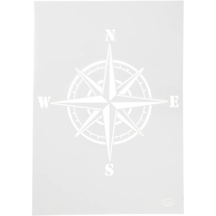 Stencil Kompas Ark 210x297 Stk