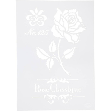Stencil Rose Ark 210x297 Stk