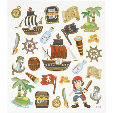 Stickers Pirater Ark 15x16 Ark