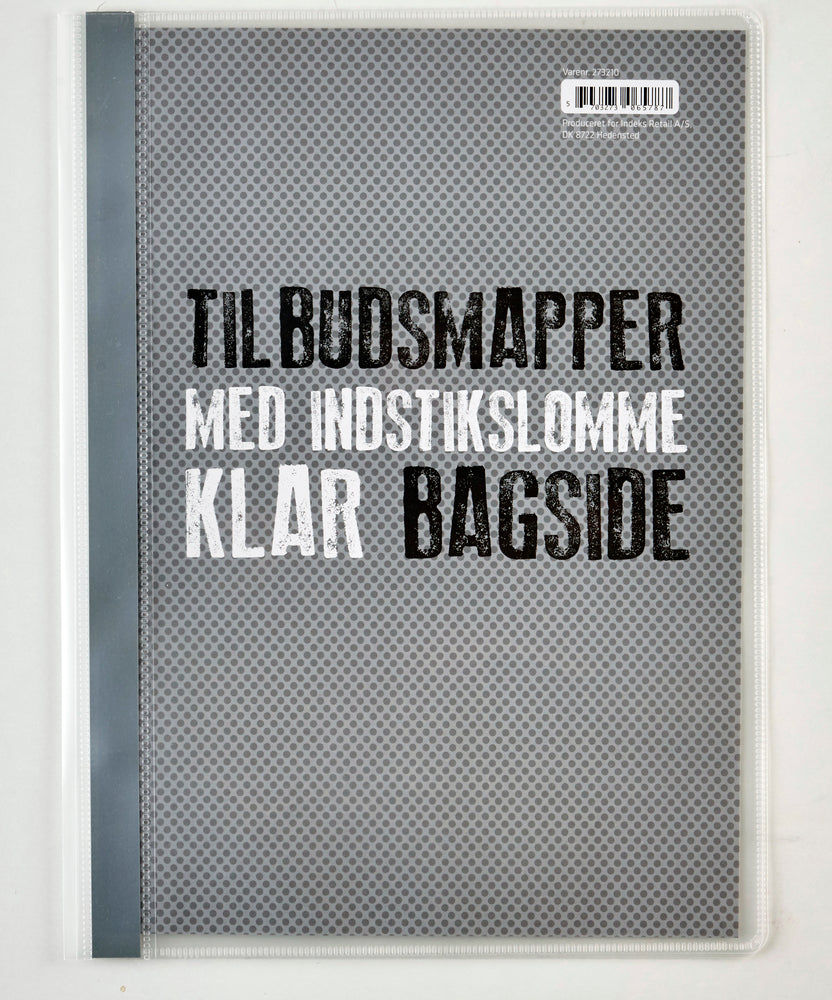 Tilbudsmappe Relief Klar Med Lomme