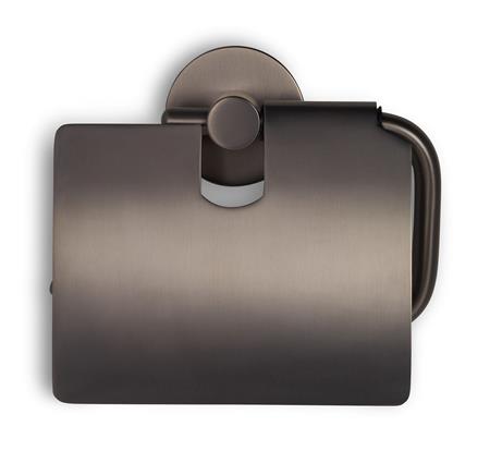 Toiletrulleholder Låg Gun Metal