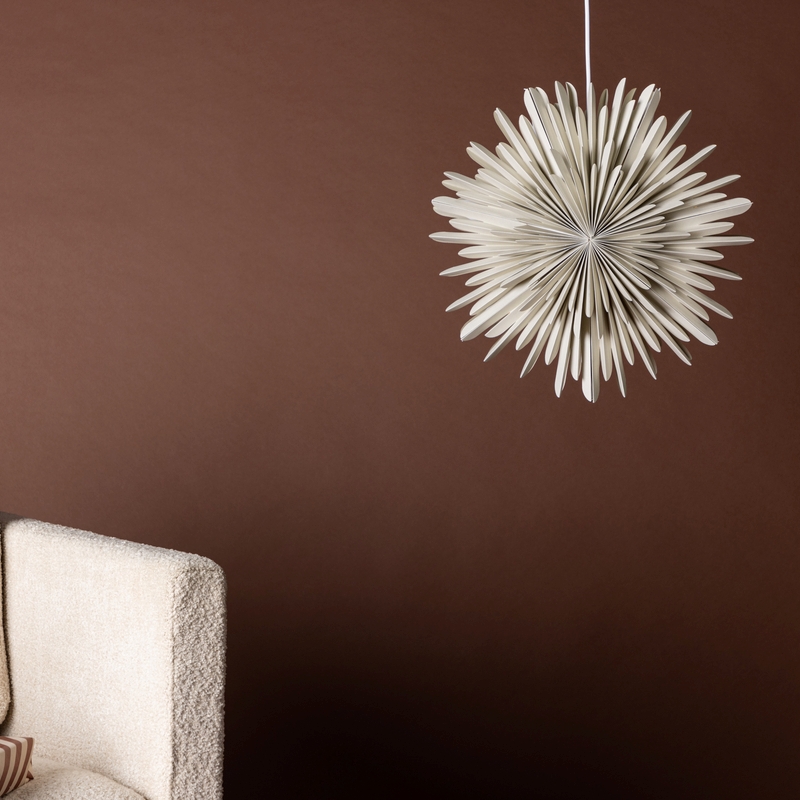 Topaz Stjerneformet Loftlampe Beige Papir Størrelser