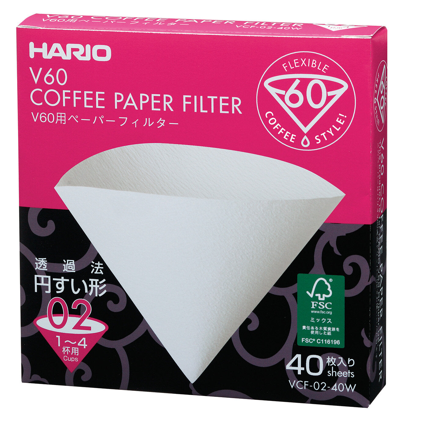 V60 Filter Paper Kaffefilter Stk Hvid