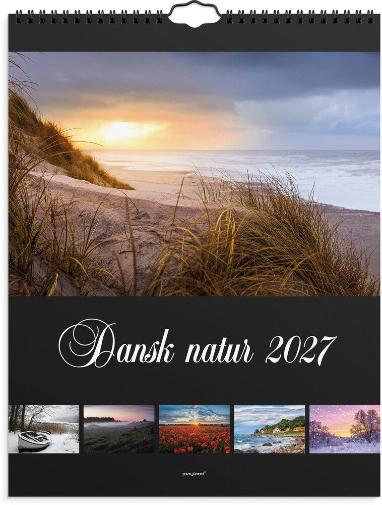 Vægkalender 2027 Mayland Dansk Natur