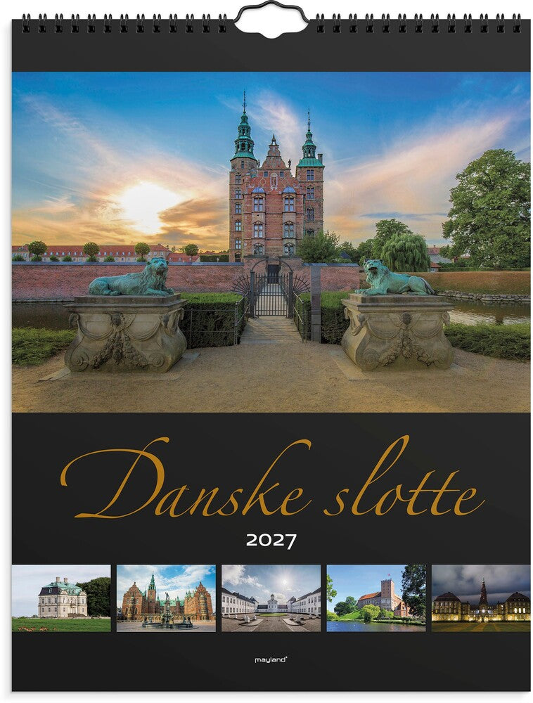 Vægkalender 2027 Mayland Danske Slotte